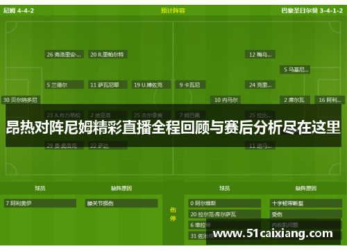 昂热对阵尼姆精彩直播全程回顾与赛后分析尽在这里